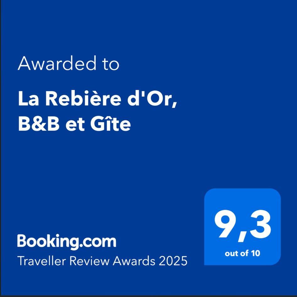 La Rebiere D'Or, B&B Et Gite Mouleydier Eksteriør bilde